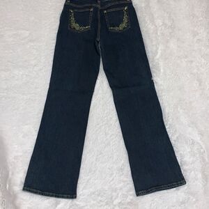 Vintage Lawman Gold Embroidered Western Jeans Size 27X31